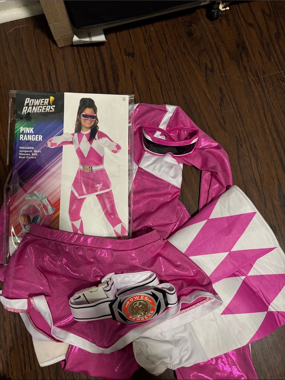 Power Ranger Pink Ranger Costume - Pink & White